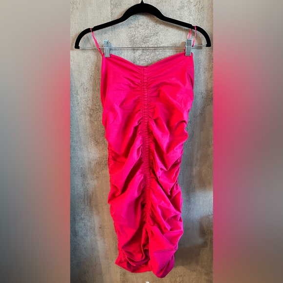 ZARA Bodycon Ruched Dress - Picture 4 of 5